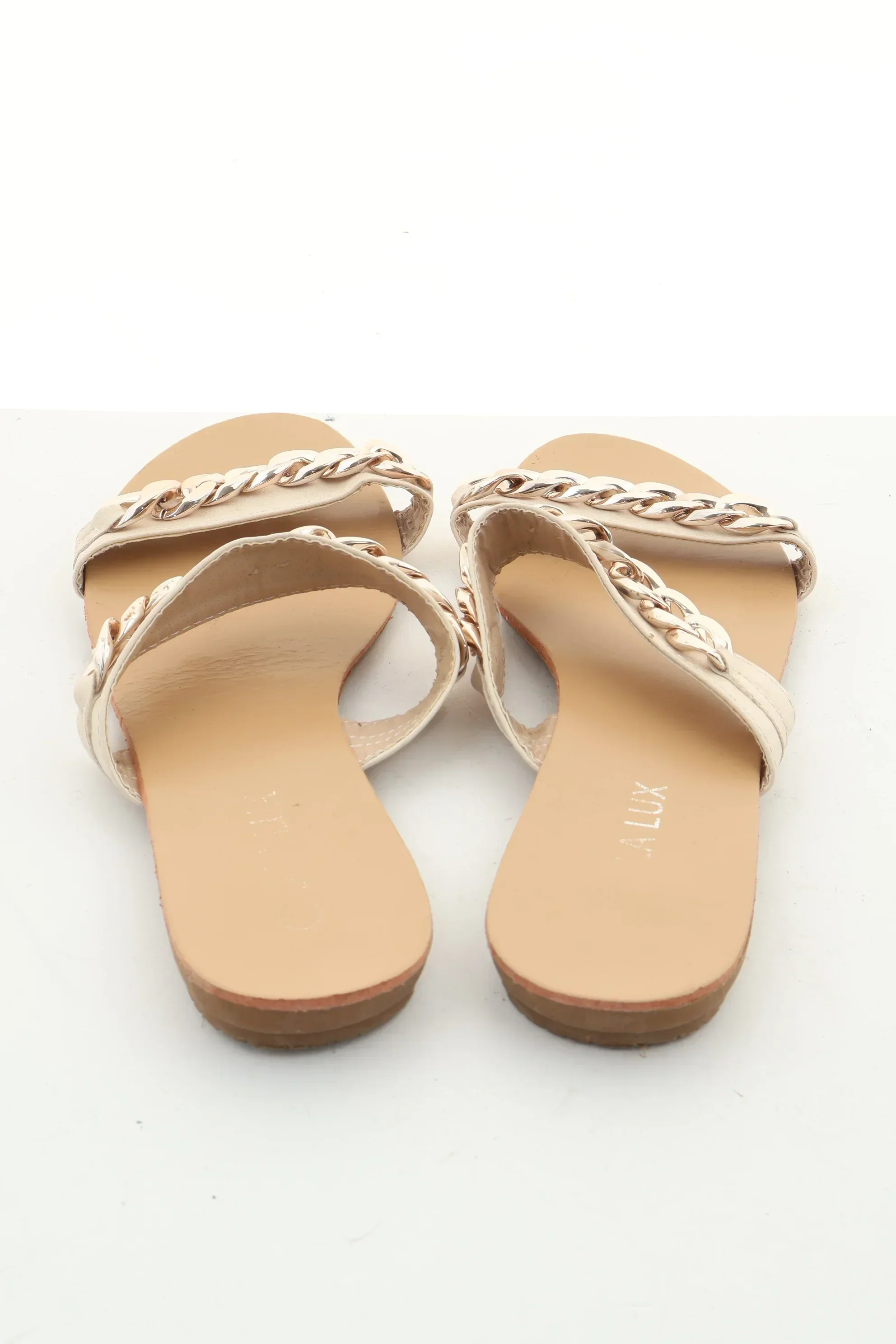 Klapki beżowe - Image 3