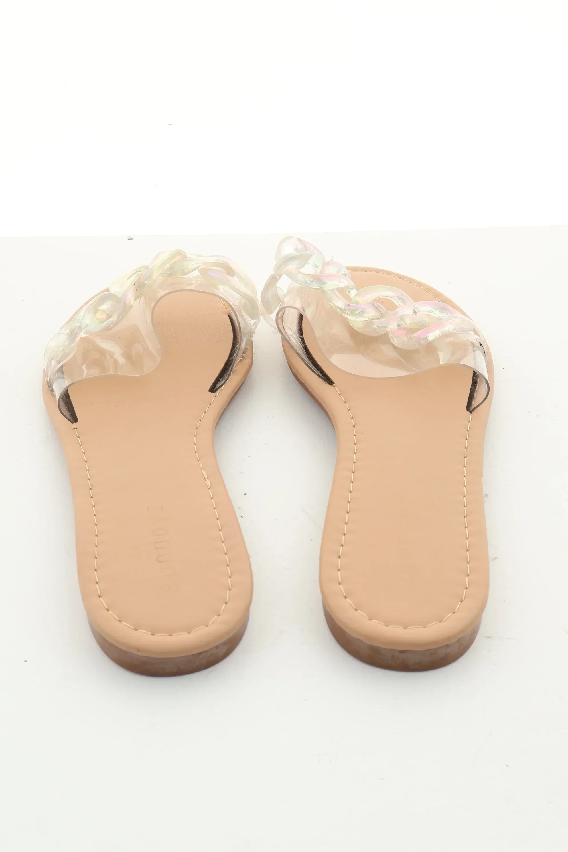 Klapki beżowe - Image 3